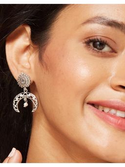 Fabindia - White Dangler Earrings