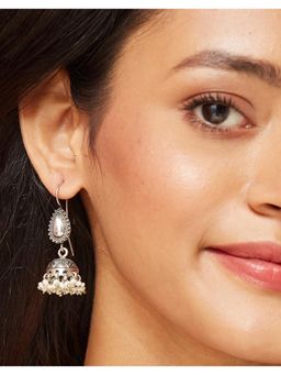 Fabindia - Jhumka Earrings - White