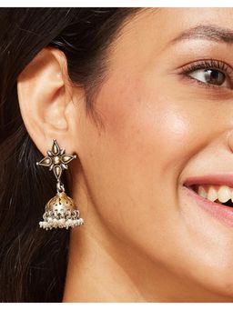 Fabindia - Jhumka Earrings - White
