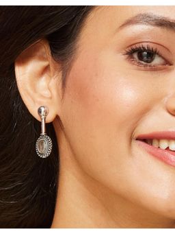Fabindia - Dangler Earrings - Grey