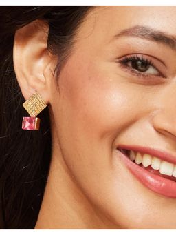 Fabindia - Pink Drop Earrings