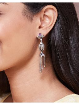 Fabindia - Dangler Earrings - Purple