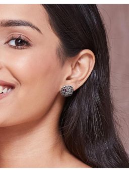Fabindia - Purple Studs Earrings