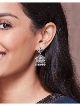 Fabindia - Metal Jhumka Earrings - Multi-Colour