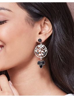 Fabindia - Metal Dangler Earrings - Black