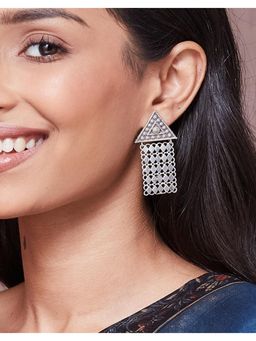 Fabindia - Metal Dangler Earrings - Silver