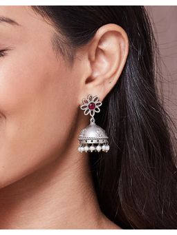 Fabindia - Metal Jhumka Earrings - Multi-Colour