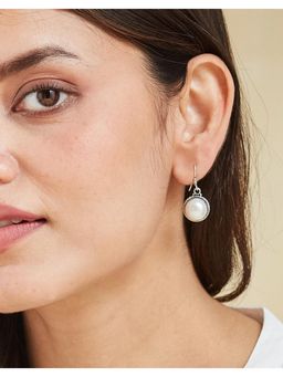 Fabindia - Drop Earrings - White