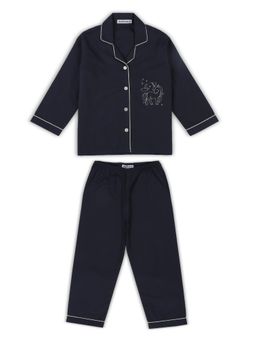 Shopbloom - Unicorn Glow In The Dark Print Long Sleeve Kids Night Suit (Set of 2)