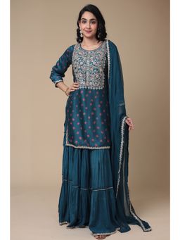 Zari Jaipur - Kurta Skirt and Dupatta (Set of 3)
