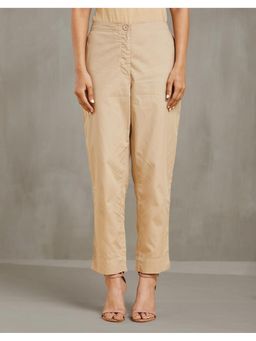 Fabindia - Cotton Casual Beige Pant