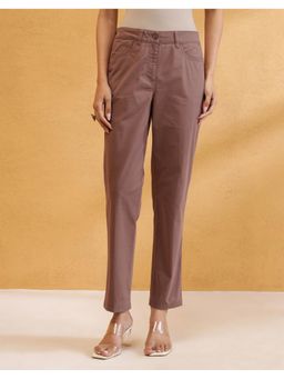 Fabindia - Cotton Formal Chino Brown Pant