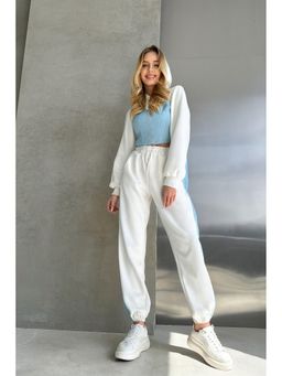 AAREIN - Corset Hooded White Co-Ord Set