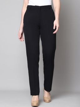 Exude - Empathy and Edge Straight Fit Black Pant