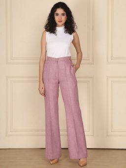 Exude - Linen Ease Pink Pant