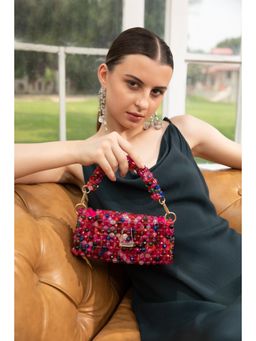 Modarta By Kamakshi - Luxury Rainbow Delight Crystal Bead Handbag for Women