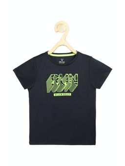 Allen Solly Junior - Boys Blue Graphic T-shirts