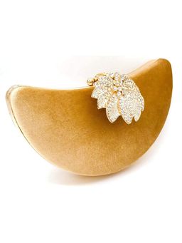 Toobacraft - Women Beige Handicraft Hand Box Clutch
