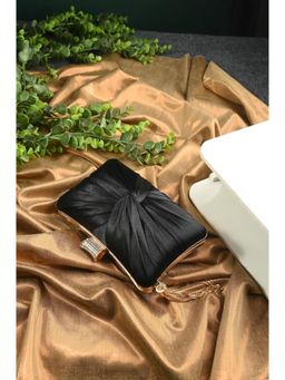 Toobacraft - Women Black Handcrafted Beautiful Bling Box Clutch