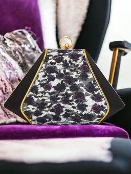 Toobacraft - Women Handcrafted Beautiful Party Black Clutch