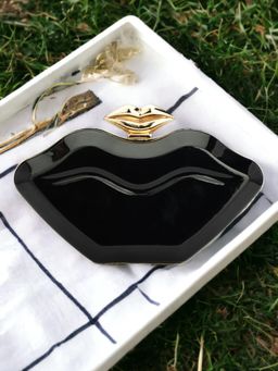 Toobacraft - Women Black Handicraft Clutch