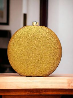 Toobacraft - Women Gold Handcrafted Beautiful Party Clutch