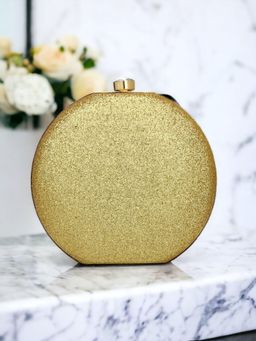 Toobacraft - Women Gold Handcrafted Beautiful Party Clutch
