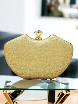 Toobacraft - Women Gold Handcrafted Beautiful Party Clutch