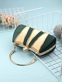 Toobacraft - Women Multi-Color Handicraft Beautiful Bling Box Clutch