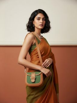 ATTAACHE ACCESSORIES - Women Green Sling Bag (S)