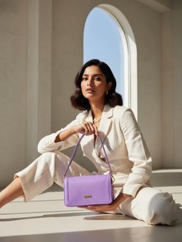 ATTAACHE ACCESSORIES - Women Lavender Handbag (M)