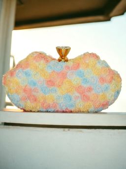 Toobacraft - Women Multi-Color Handicraft Box Clutch