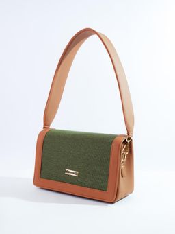 ATTAACHE ACCESSORIES - Women Green Handbag (M)