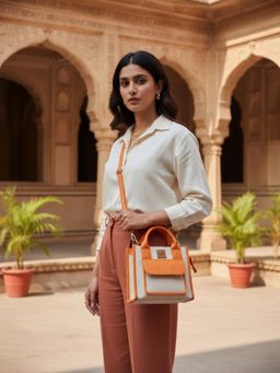 ATTAACHE ACCESSORIES - Women Orange Sling Bag (S)