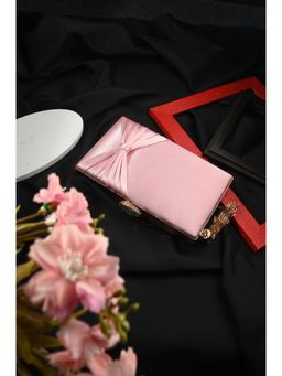 Toobacraft - Women Pink Handcrafted Beautiful Bling Box Clutch