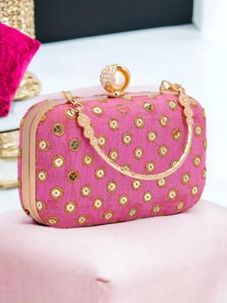 Toobacraft - Women Multi-Color Handcrafted Beautiful Party Clutch