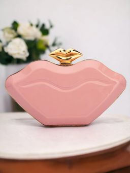 Toobacraft - Women Pink Handicraft Clutch
