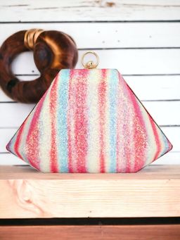 Toobacraft - Women Multi-Color Handcrafted Beautiful Party Clutch