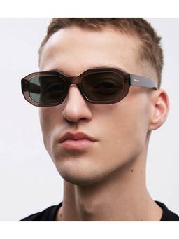 MELLER - Green Full Rim Contemporary Unisex Sunglasses -238528