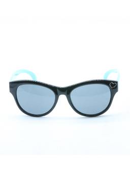 Guess - Blue Oval Acetate Uv Protected Sunglasses -GU128TBLK-350