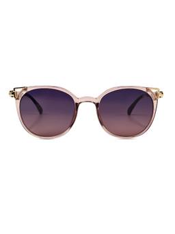 HASHTAG EYEWEAR - Purple Women Round Sunglasses -WB-G15077-PURPLE