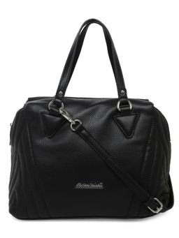 Marina Galanti - Black Color Soft PU Material Medium Size Bowling Bag - MB0347BG2001