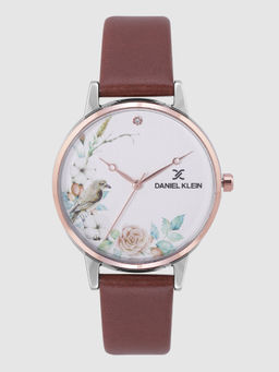 Daniel Klein - White Round Analog Watch For Men - DK.1.12374 - 4