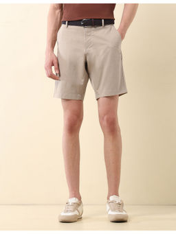 U.S. POLO ASSN. - Beige Mid Rise Slim Fit Chino Shorts