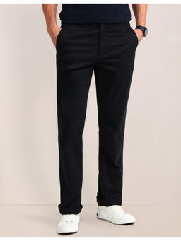 U.S. POLO ASSN. - Black Riley Fit Solid Trouser