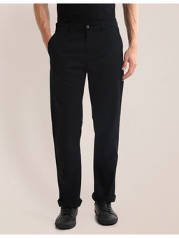 U.S. POLO ASSN. - Black Riley Straight Fit Solid Trouser