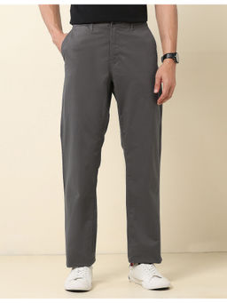U.S. POLO ASSN. - Grey Riley Straight Fit Twill Trouser