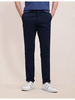 U.S. POLO ASSN. - Navy Blue Austin Fit Solid Trouser