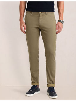 U.S. POLO ASSN. - Brown Austin Fit Textured Trouser