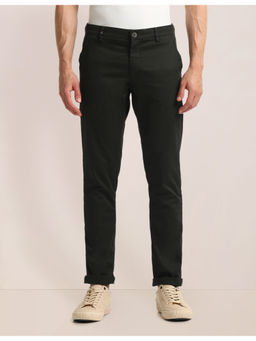 U.S. POLO ASSN. - Green Denver Slim Fit Solid Trouser